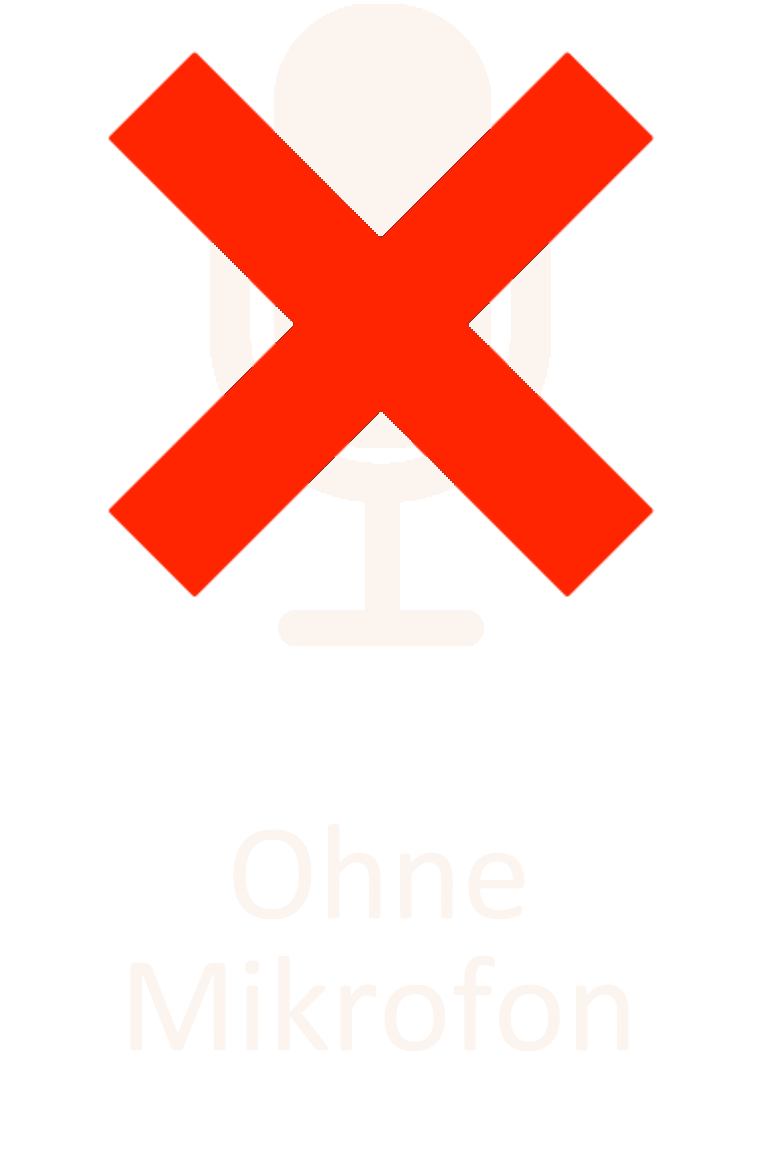 Ohne Mikrofon